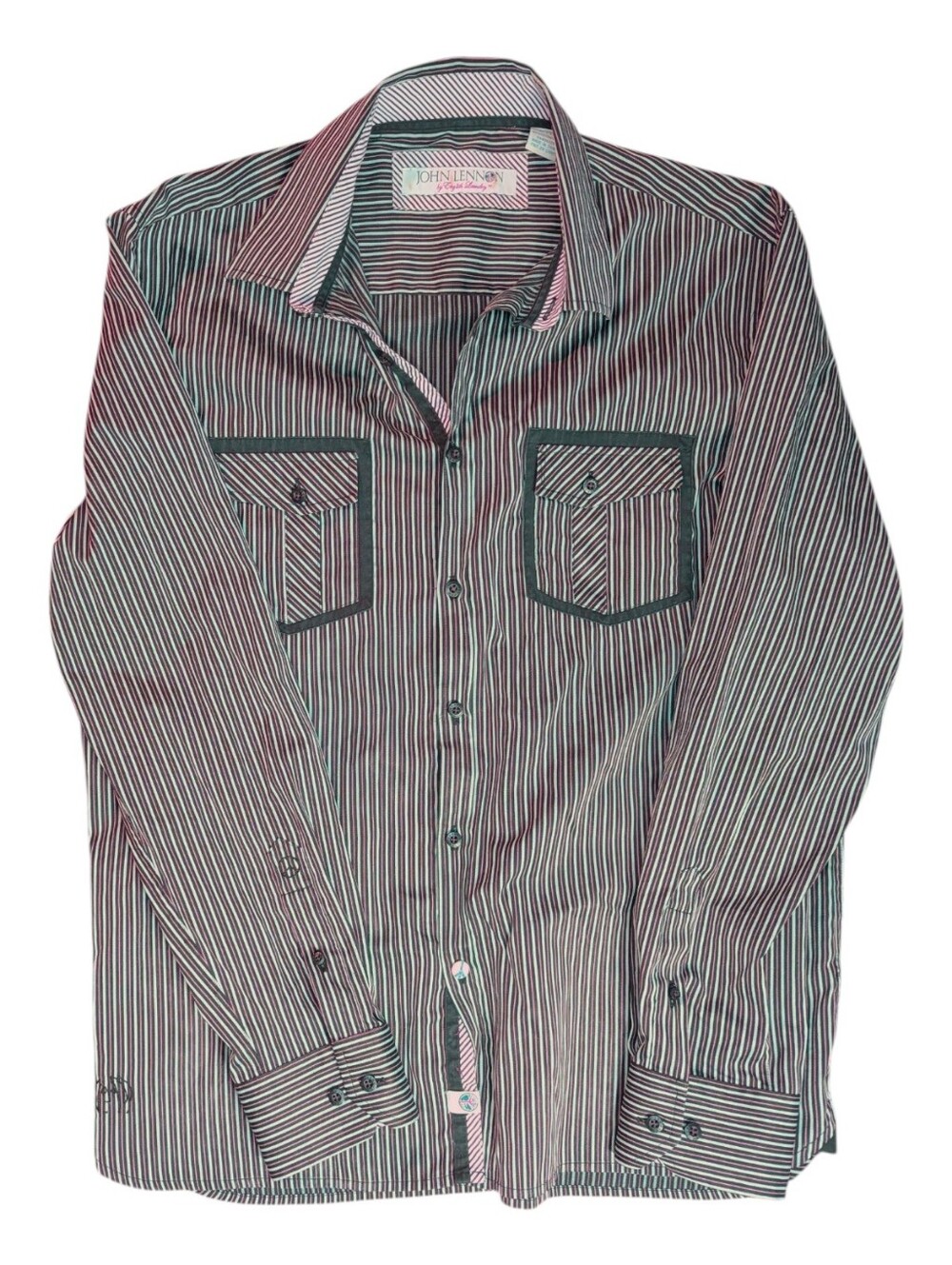 John Lennon Embroidered Shirt
